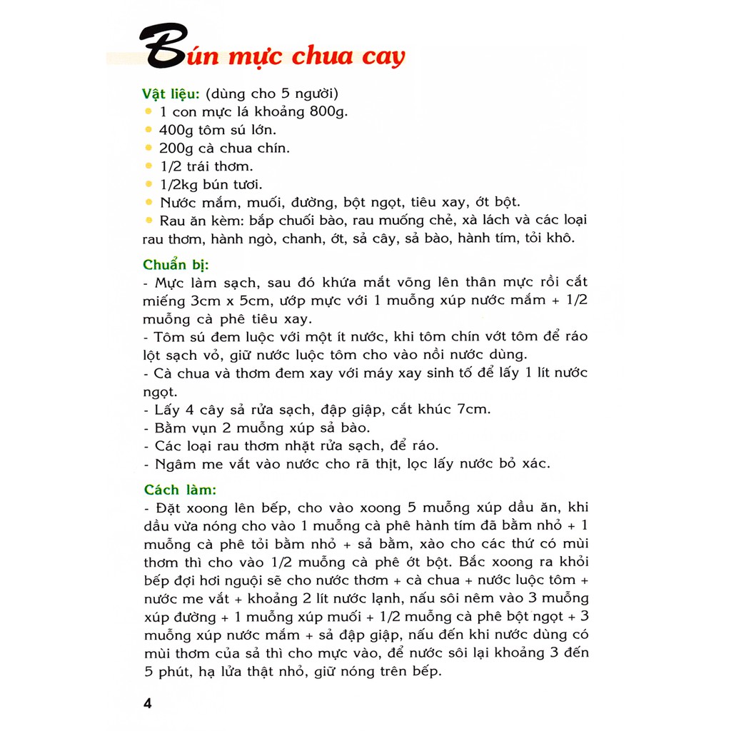 Sách - 30 Món Bún Ngon (Quỳnh Hương)(VT)