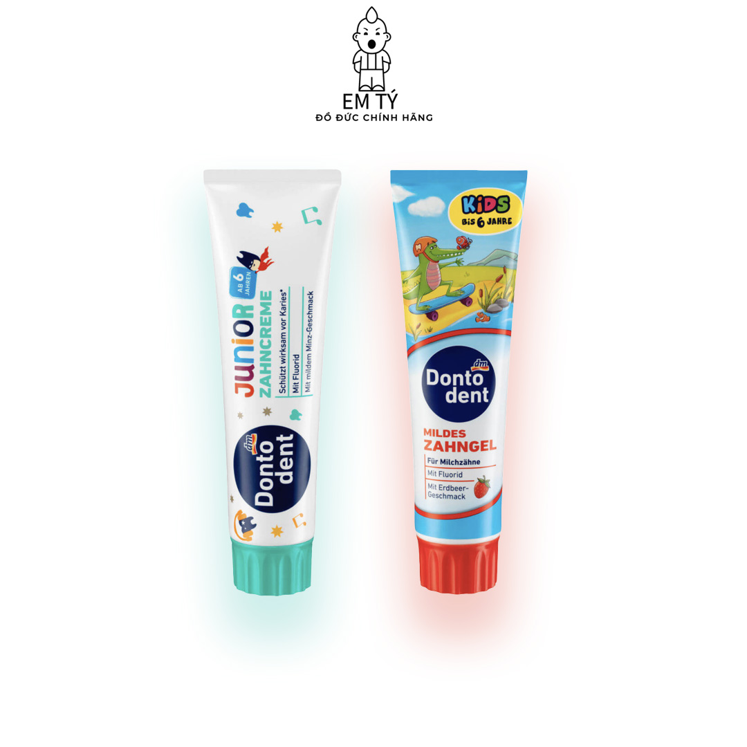 Kem đánh răng Dontodent Junior cho trẻ em [Nội địa Đức] - Em Tý Store