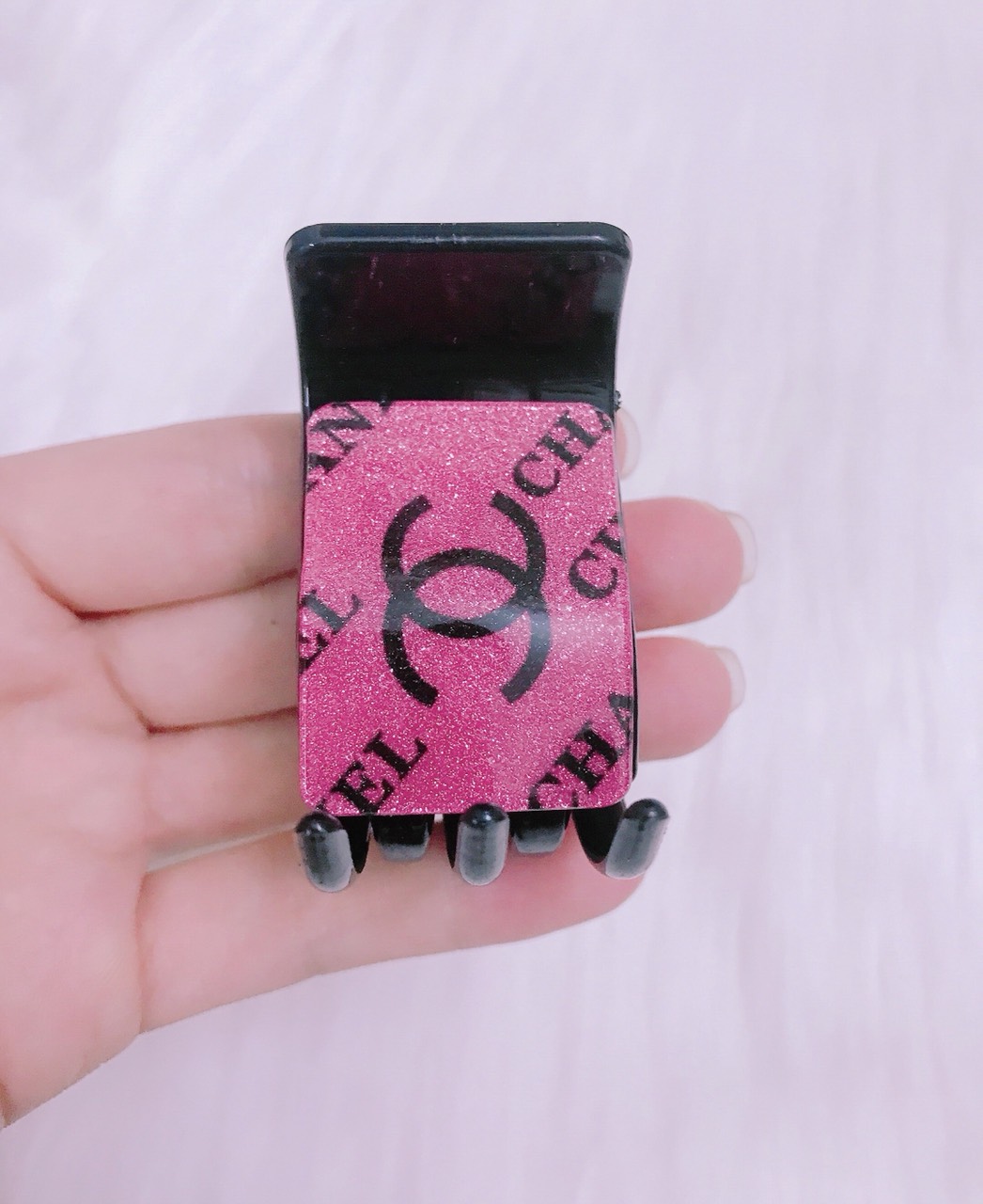 Kẹp tóc càng cua nhũ lấp lánh