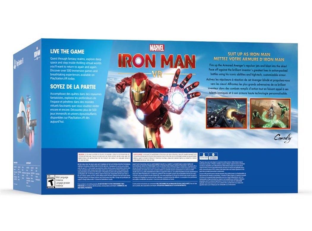 [Trả góp 0%]Bộ Kính VR Iron Man Bundle PS4