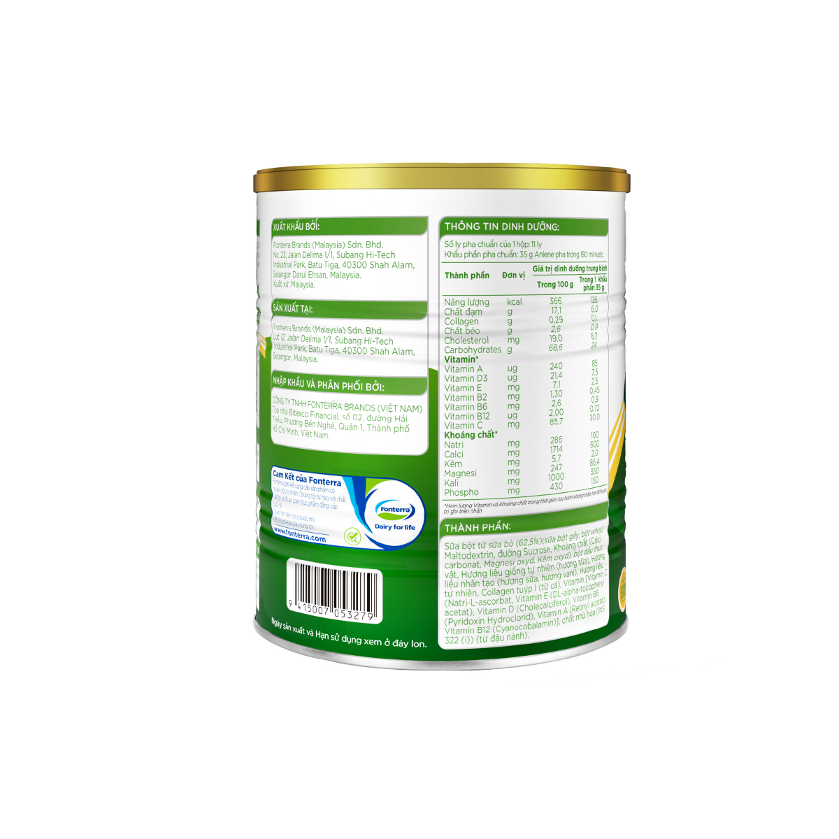 [Voucher giảm đến 26%]Sữa Bột Anlene Hương Vani 400G