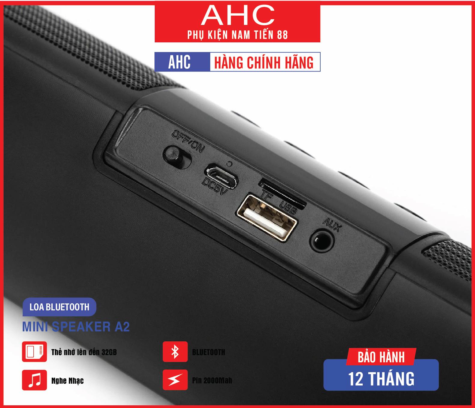Loa Nghe Nhạc Bluetooth Mini Speaker A2