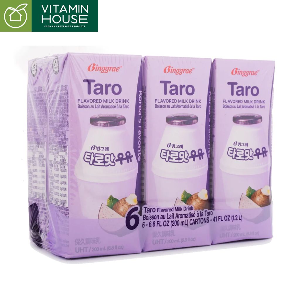 [Đủ Vị] Lốc 6 Hộp Sữa Binggrae Hàn Quốc 200ml