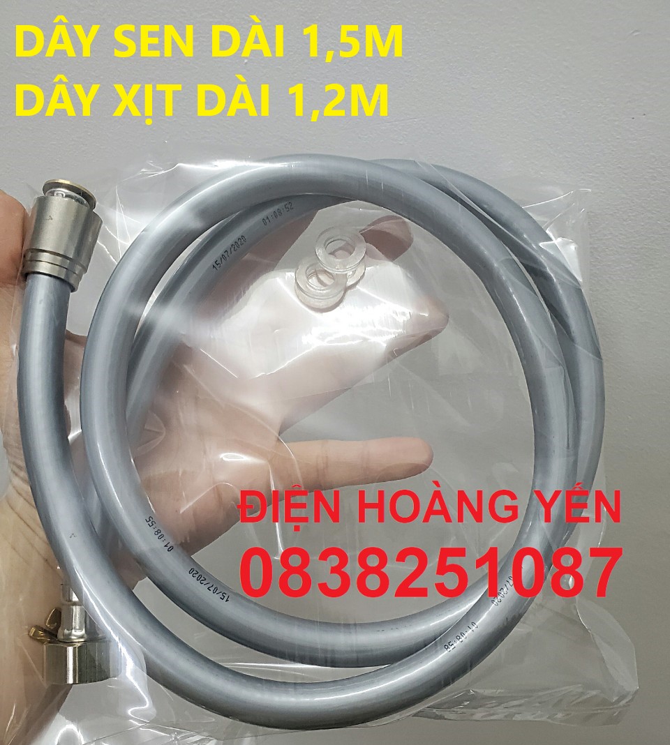 Dây sen tắm dây xịt vệ sinh nhựa xám 1.2m; 1,5m