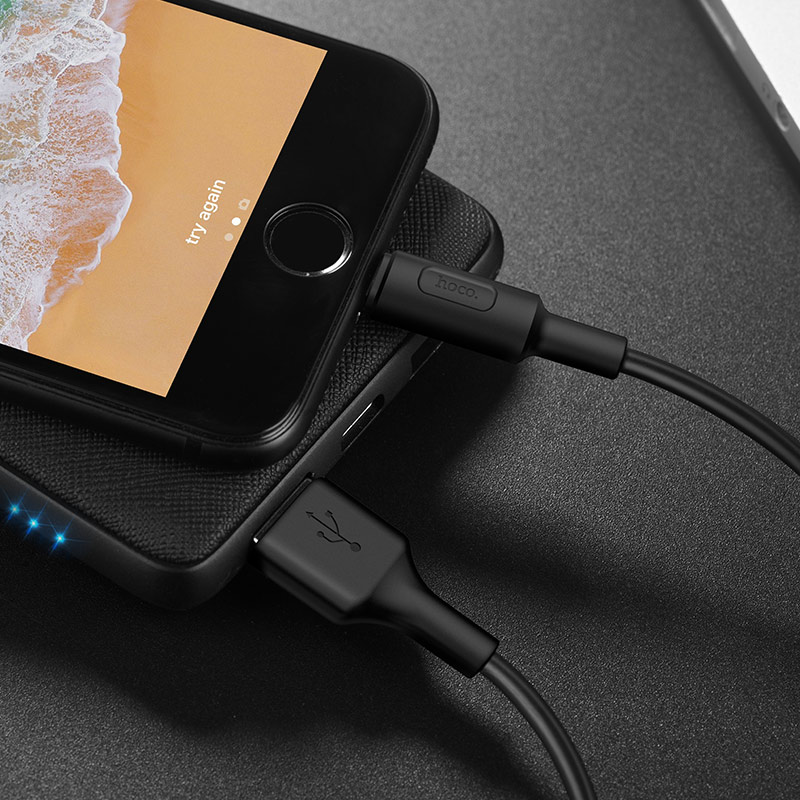 Cáp sạc Hoco X25 chuẩn Lightning cho Iphone Hàng chính hãng