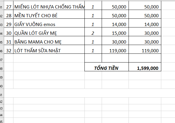 [HCM]SET ĐỒ SƠ SINH TIẾT KIỆM CHO BÉ GÁI