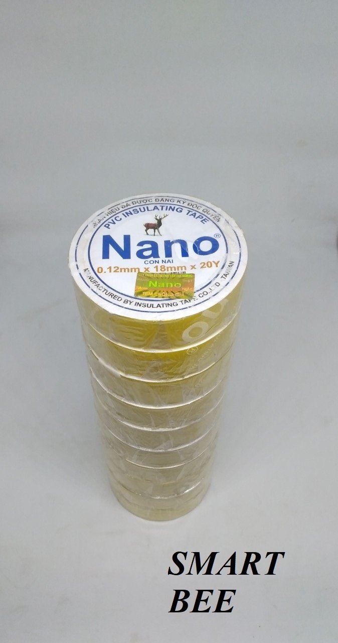 1 cây (10 cuộn) băng keo điện Nano 18mm 20yard