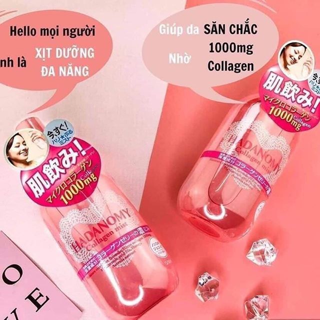 [HCM]Xịt Khoáng Hadanomy Cung Cấp Collagen 250ml