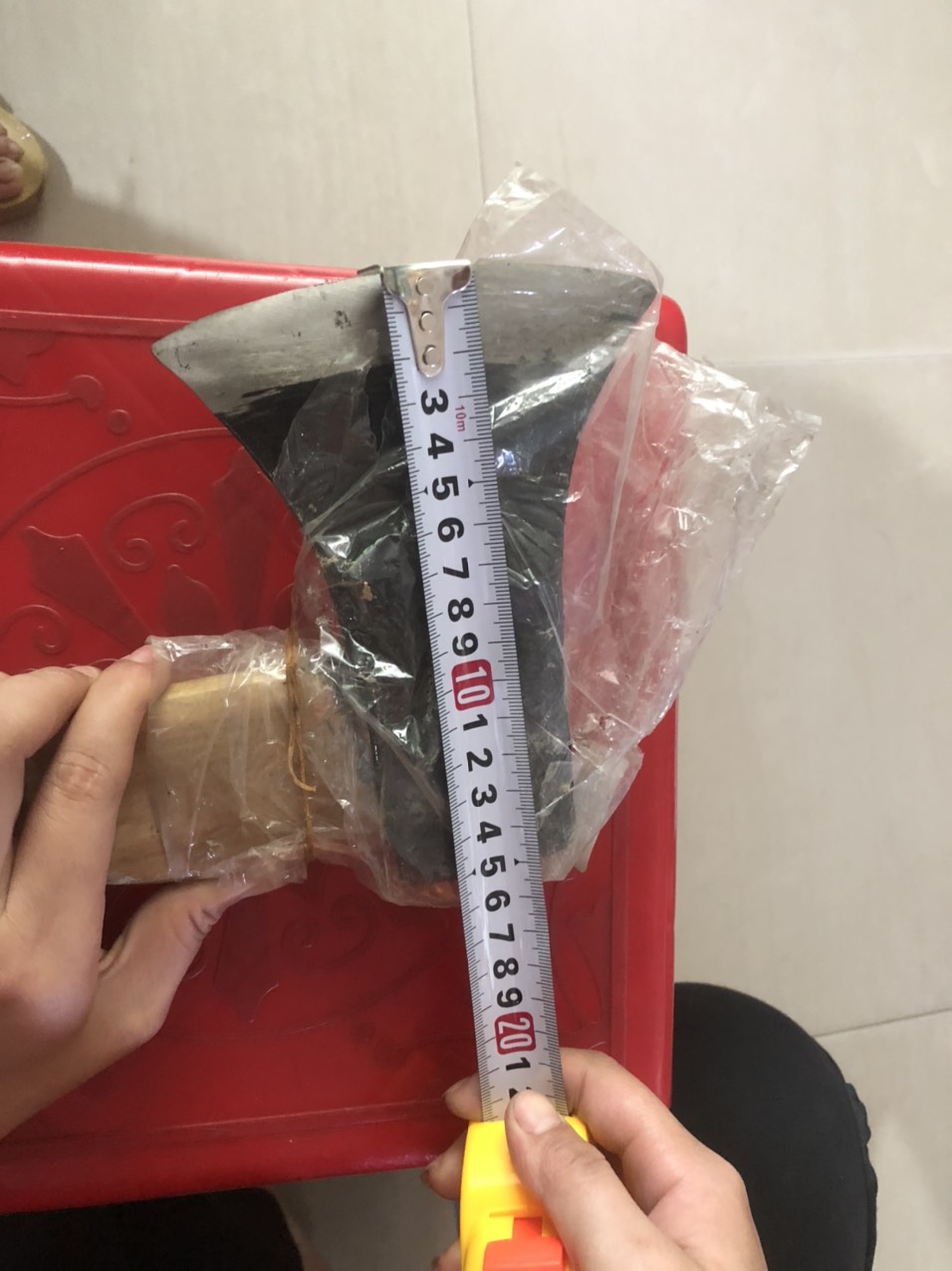 Búa rìu cán gỗ
