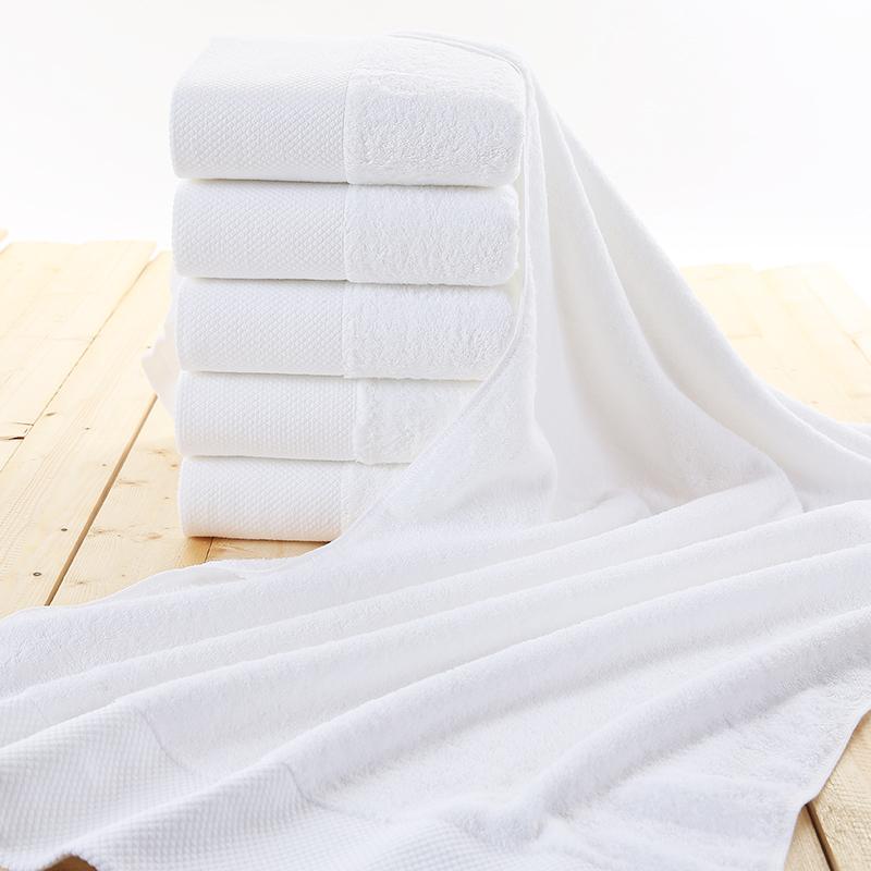 100% Cotton Khăn Màu Trắng Khách Sạn Thẩm Mỹ Viện Hút Nước 100% Cotton Tăng Dày Ngâm Chân Spa Khăn Tắm Nhà Sản Xuất Bán Hàng Trực Tiếp