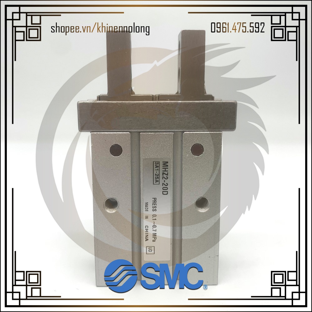 Khí nén smc - xi lanh kẹp mhz2 x 10d/16d/20d/25d/32d