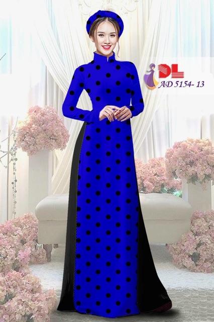 [HCM]Vải áo dài chấm bi
