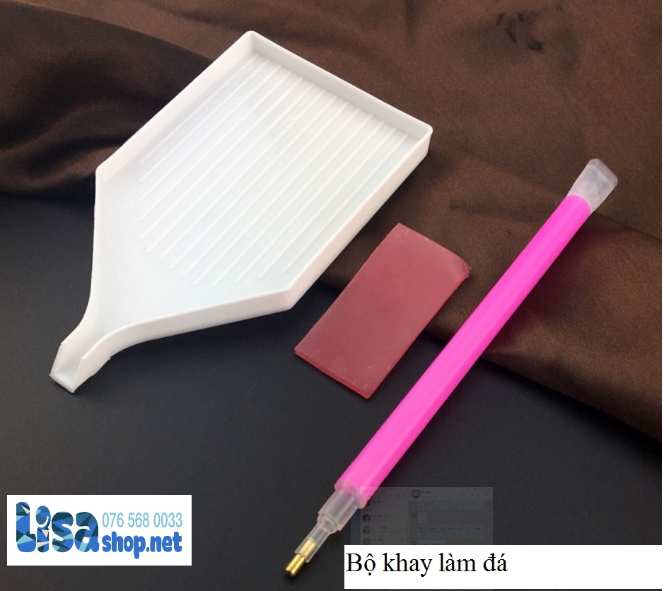 Bộ dụng cụ của tranh đính đá