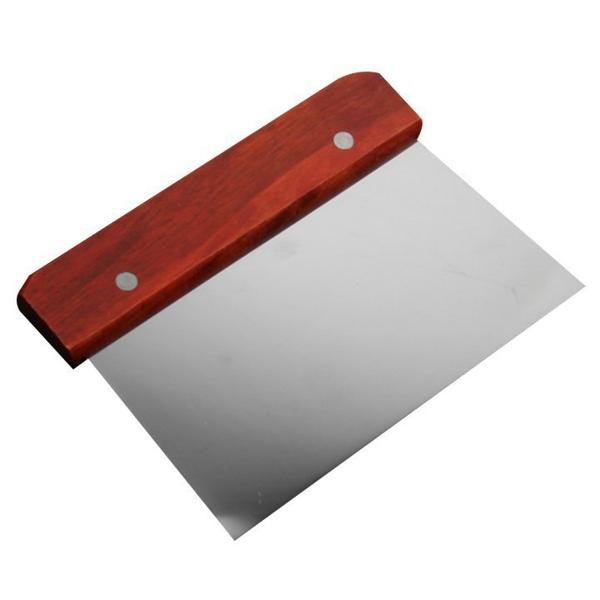 Vét Cắt Bột Inox Cán Gỗ