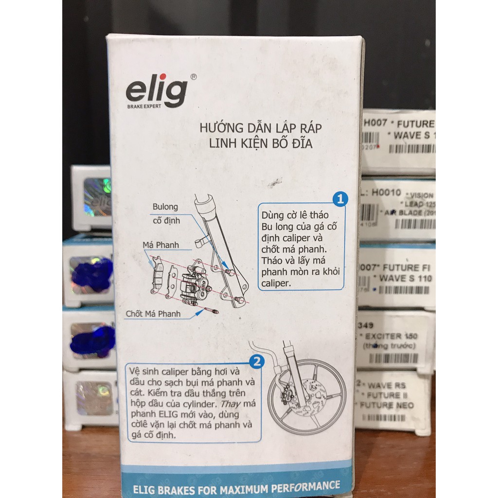 Bố Thắng Đĩa Elig Winner 150 Trước Sau
