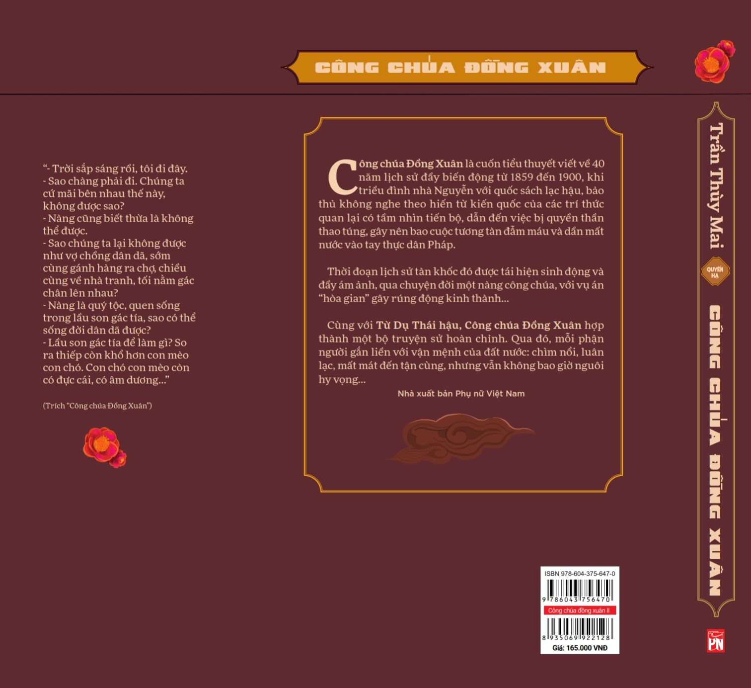 Sách - Công Chúa Đồng Xuân (Q Hạ) - NXB Phụ Nữ VN