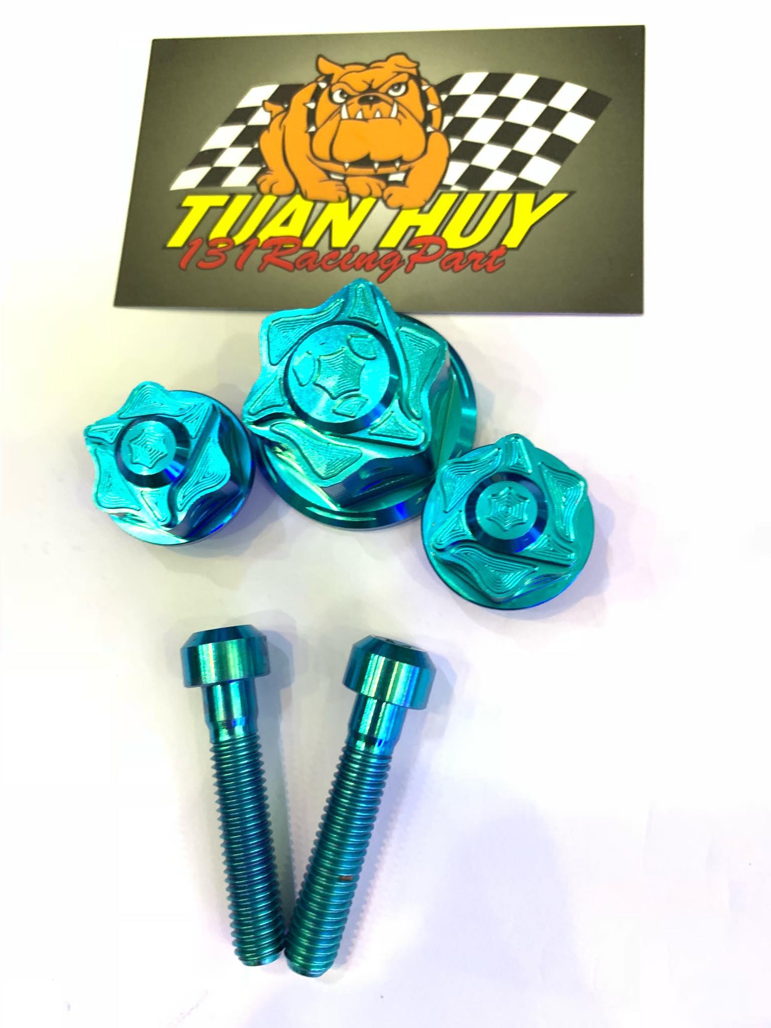 [HCM]5 Con Ốc Chảng Ba cho Raider Fi  Satria Fi chất liệu Titan Gr5