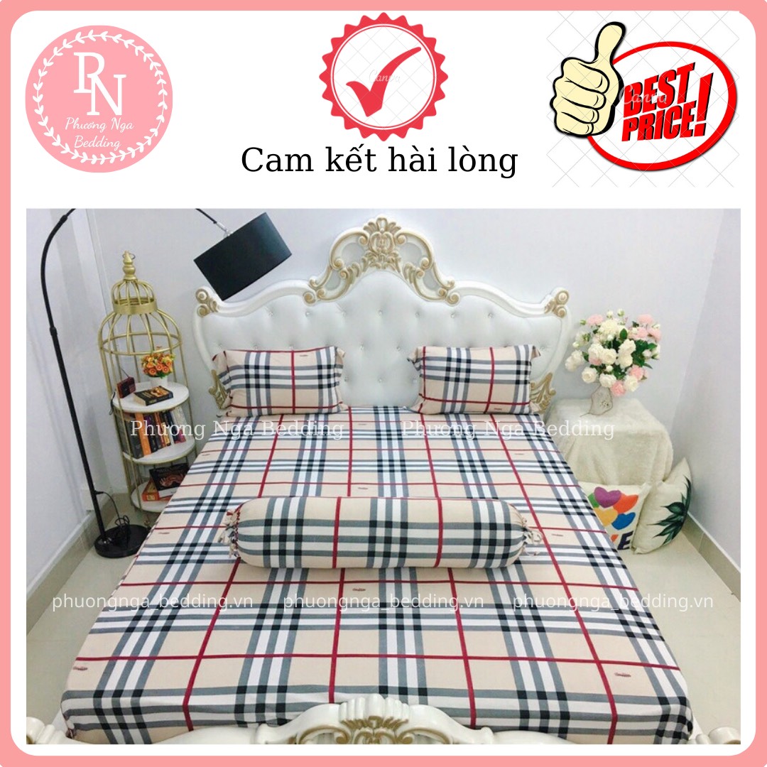 [HCM]Bộ ga 4 món thun lạnh Hàn Quốc mẫu BBR