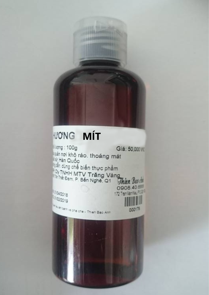 Hương thực phẩm dạng nước Malaysia 100g