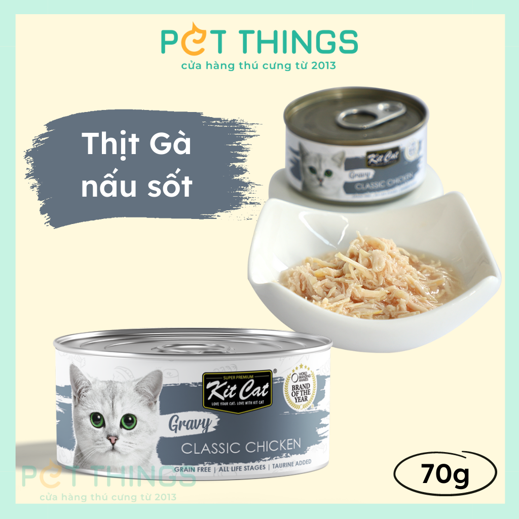 Pate Kit Cat Gravy 70g Cho Mèo