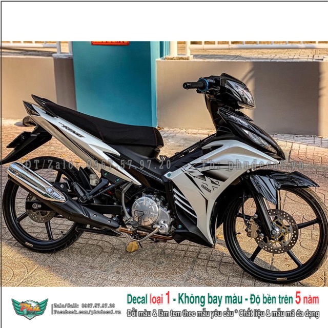 Tem rời ex exciter 135 bạc đen bản 2020 hàng loại 1