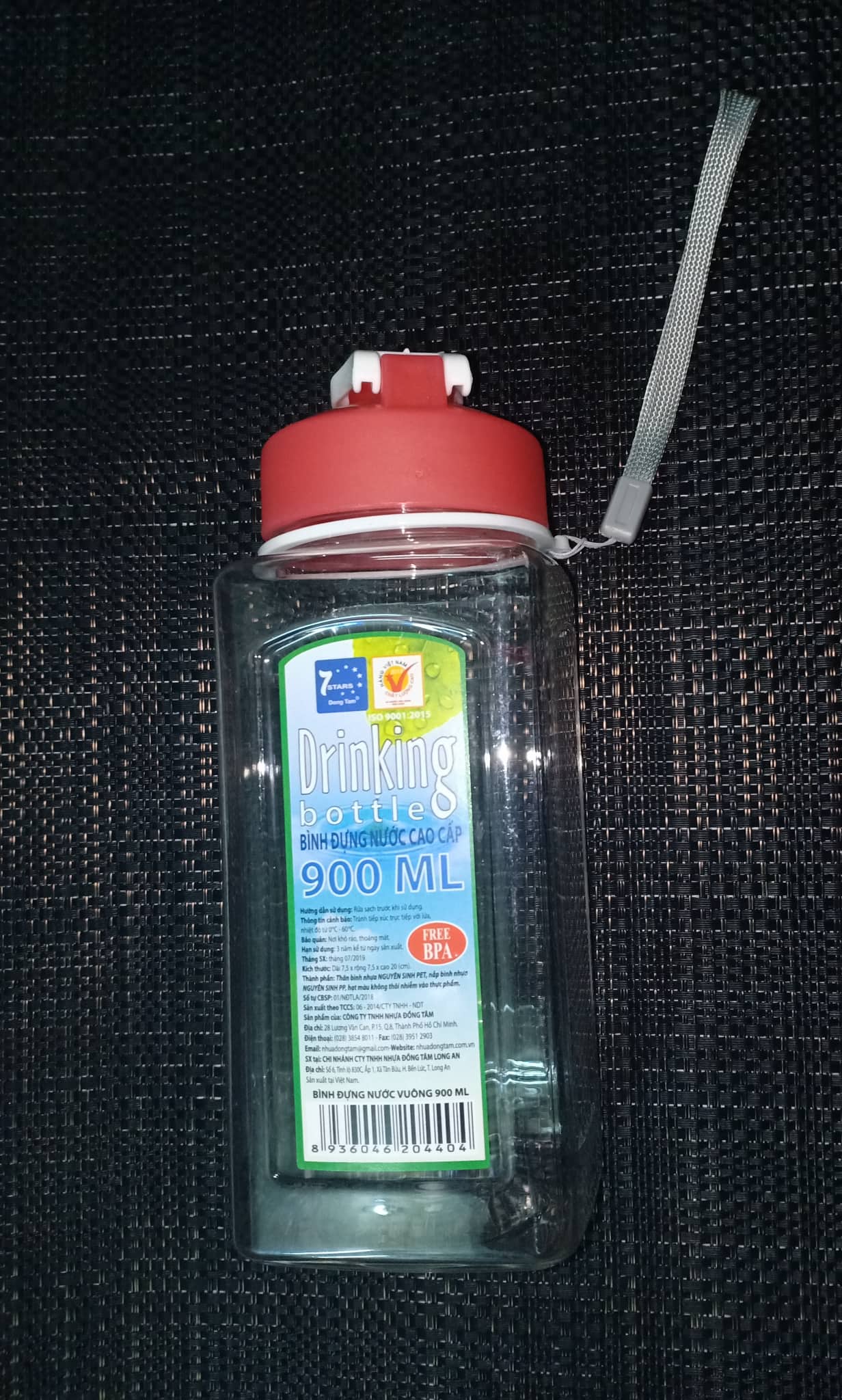 [HCM]Bình nước nhựa PP cao cấp 900ml