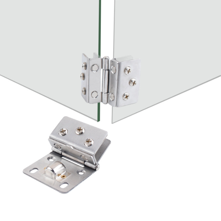[Sao chép]Bản lề kẹp cửa kính Inox