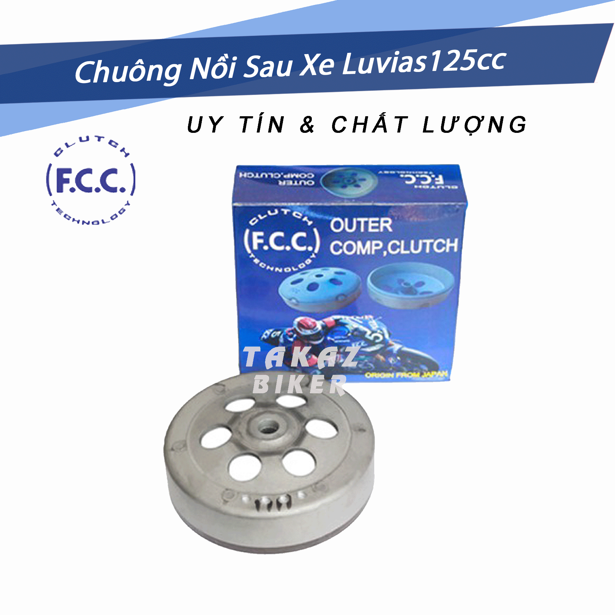 [ Vison Fi K44 ] Chuông Nồi FCC Xe Tay Ga : Honda Vison Fi 2014