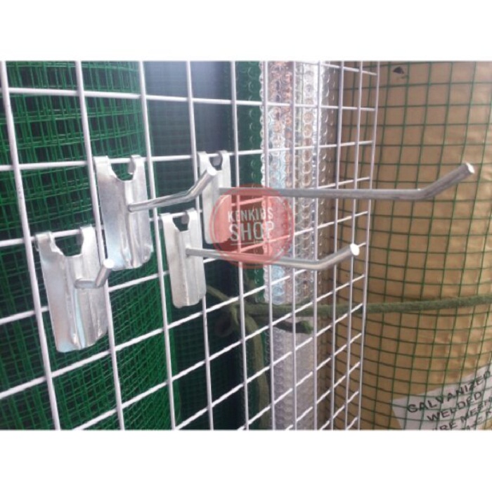 Combo 50 Móc Thép Treo Kệ Lưới Siêu Thị