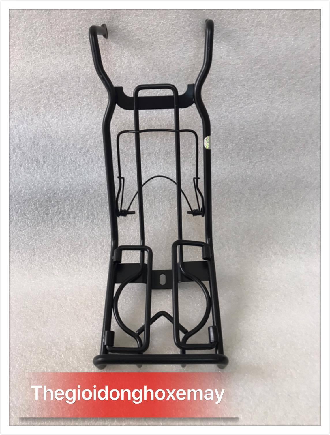 Baga giữa inox đen Yamaha Sirius- Xăng cơ