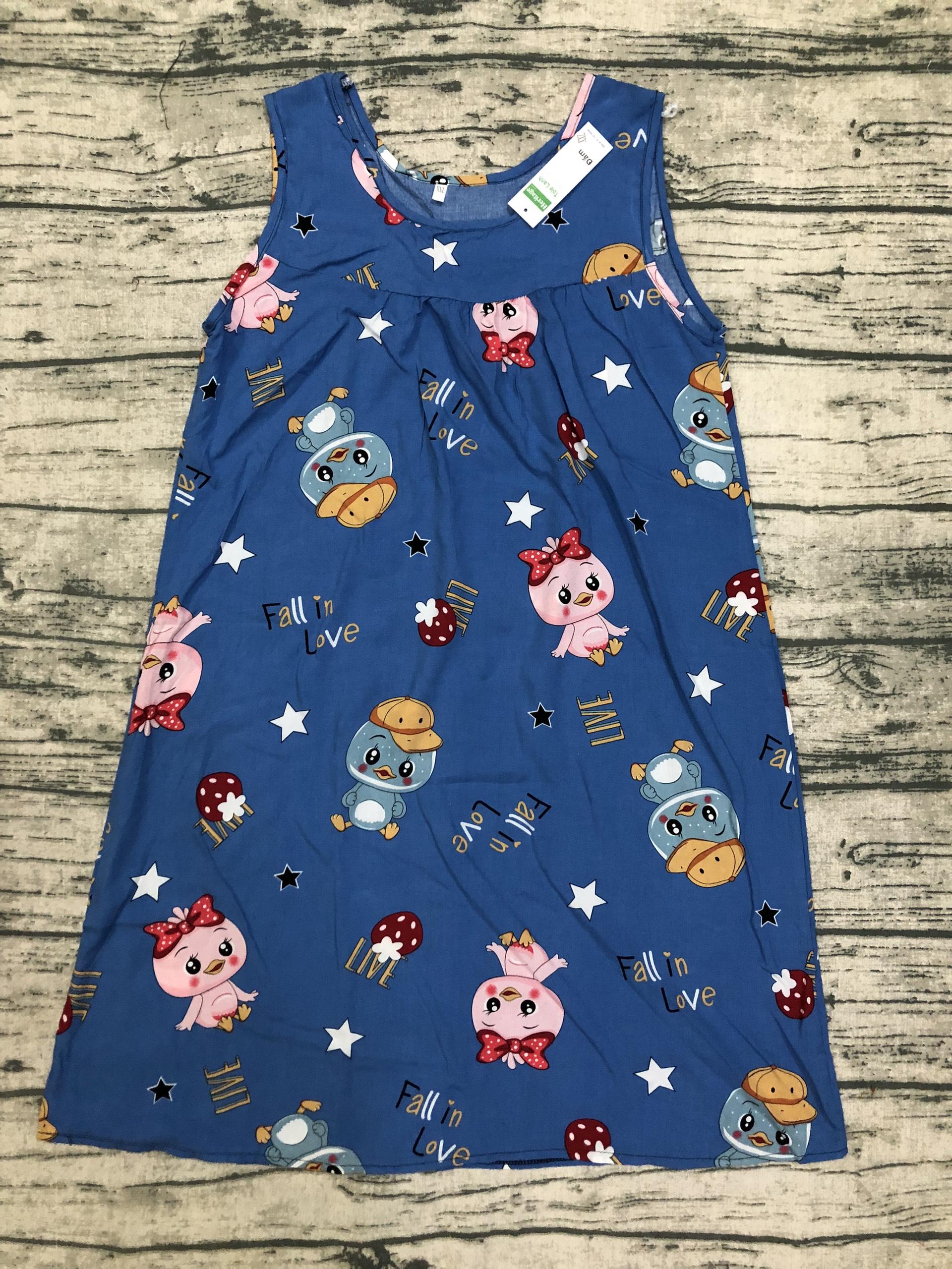 đầm sát nách tôn lanh (2size) 50-70ki