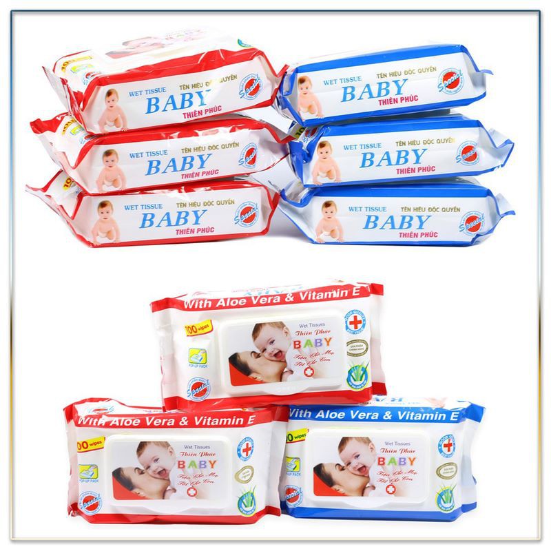 [Mã FMCG10K giảm 10K đơn 20K] Set 2 Gói khăn Ướt Thiên Phúc