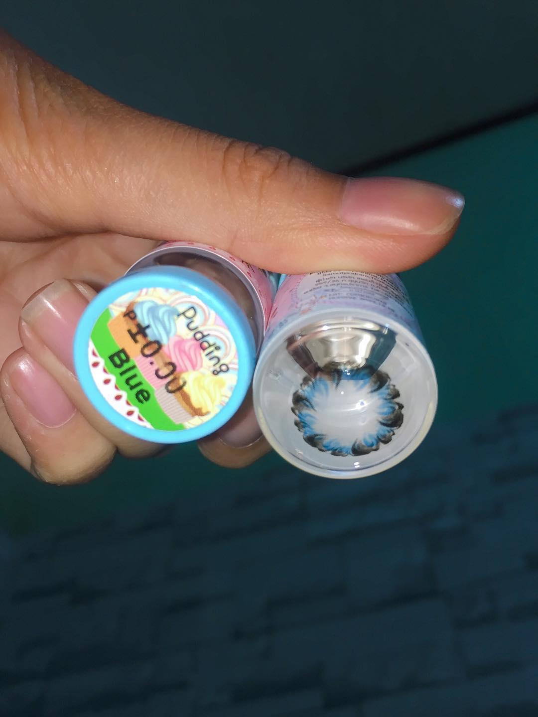 Contact Lens Blue Color + Case