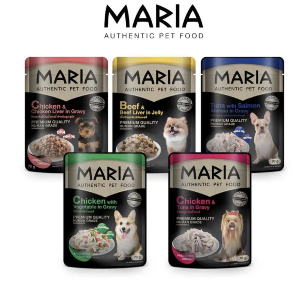 Pate Maria cho chó gói 70g