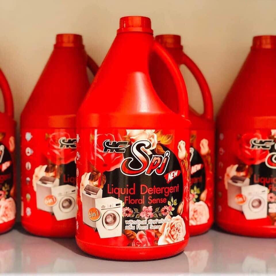 [HCM]nước giặt spj thái lan đỏ 3500ml
