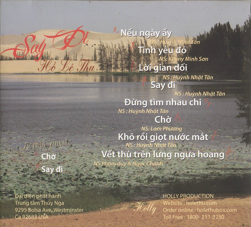 Say Đi - Hồ Lệ Thu (Holly CD)