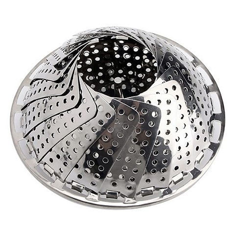 Vỉ hấp cách thủy gấp gọn,xửng hấp inox size 30cm