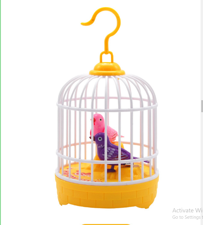 Đồ chơi lồng chim phát tiếng nhạc- đồ chơi lồng chim