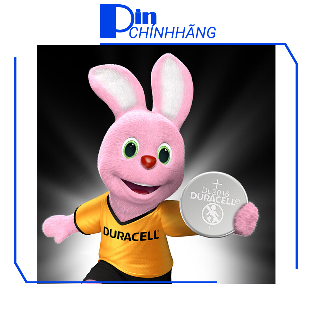Vỉ 2 viên pin CR2016 Duracell chính hãng