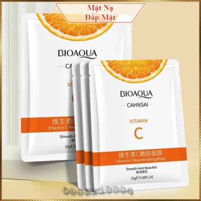 Mặt nạ Cam Bioaqua Vitamin C Mask cung cấp dưỡng chất trẻ hoá làn da BVC8