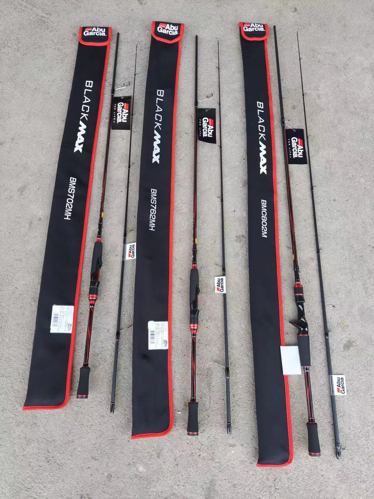 Cần câu lure 2 khúc abu black max ngọn mh cao cấp - cl2k12