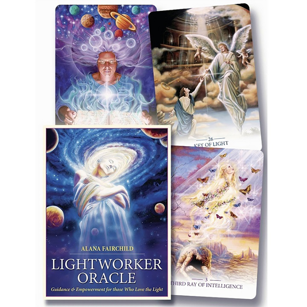 Bộ Bài Oracle Light Worker Tặng Đá Thanh Tẩy