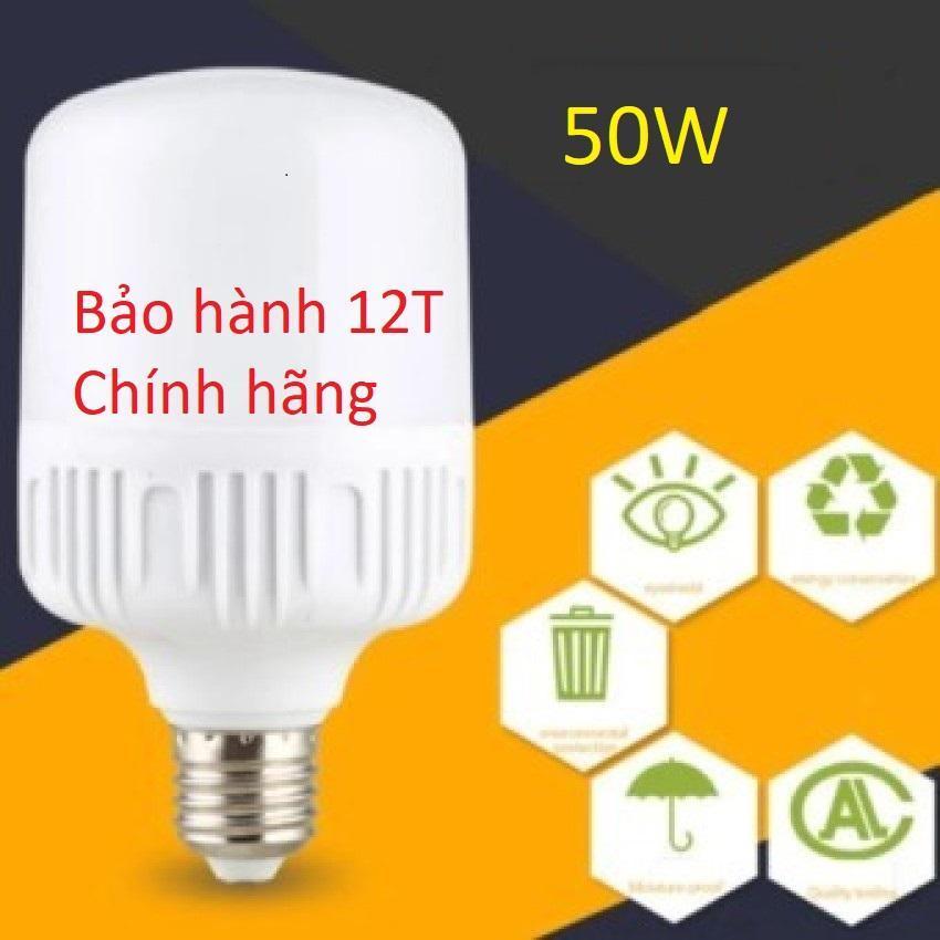 Combo 10 bóng đèn led 50W cao cấp tiết kiệm điện