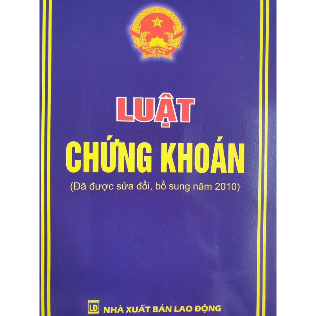 Sách - Luật Chứng Khoán (Năm 2019) - 2019