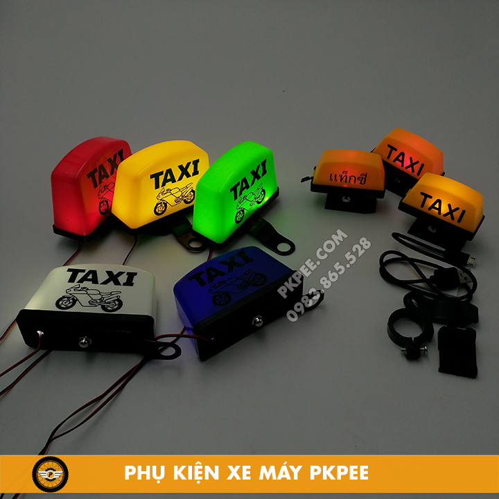 Đèn Led Taxi Trang Trí Xe Máy