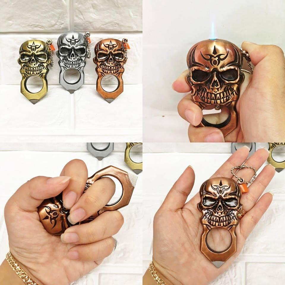 BÂT LỬA KHÈ, MÓC KHÓA HÌNH ĐẦU LÂU XỎ NGÓN