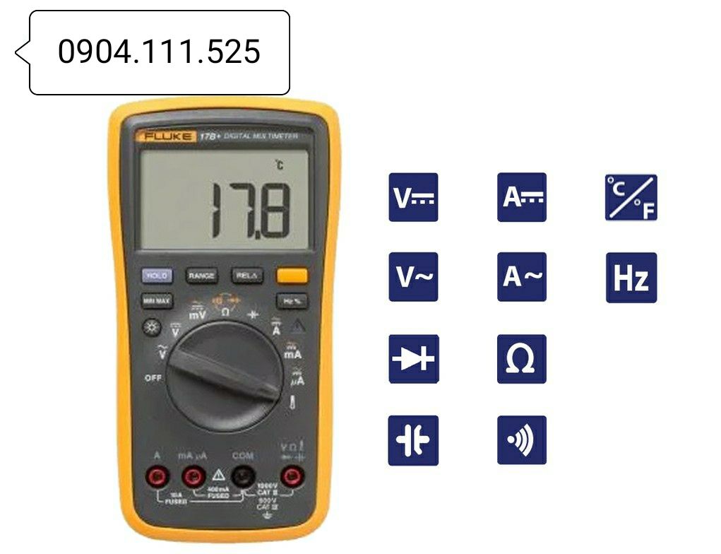 [HCM]Đồng hồ vạn năng FLUKE 17B+