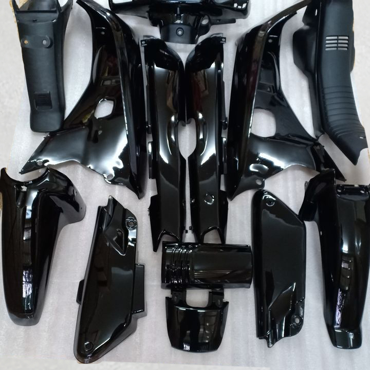 Bộ dàn áo xe máy  DREAM LÙN - DREAM 3 màu ĐEN  , Vỏ nhựa xe máy - KÈM TEM TẶNG