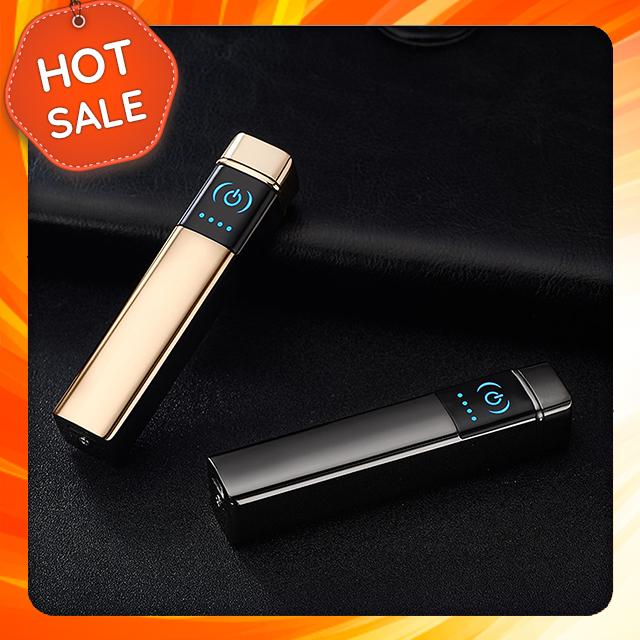 { HOT } Hộp Quẹt Bật Lửa Sạc Điện USB 2 Tia Lửa Điện, Cảm Ứng Vân Tay FOCUS 029 Thiết Kế Độc Lạ Sang Trọng - Màu Ngẫu Nhiên