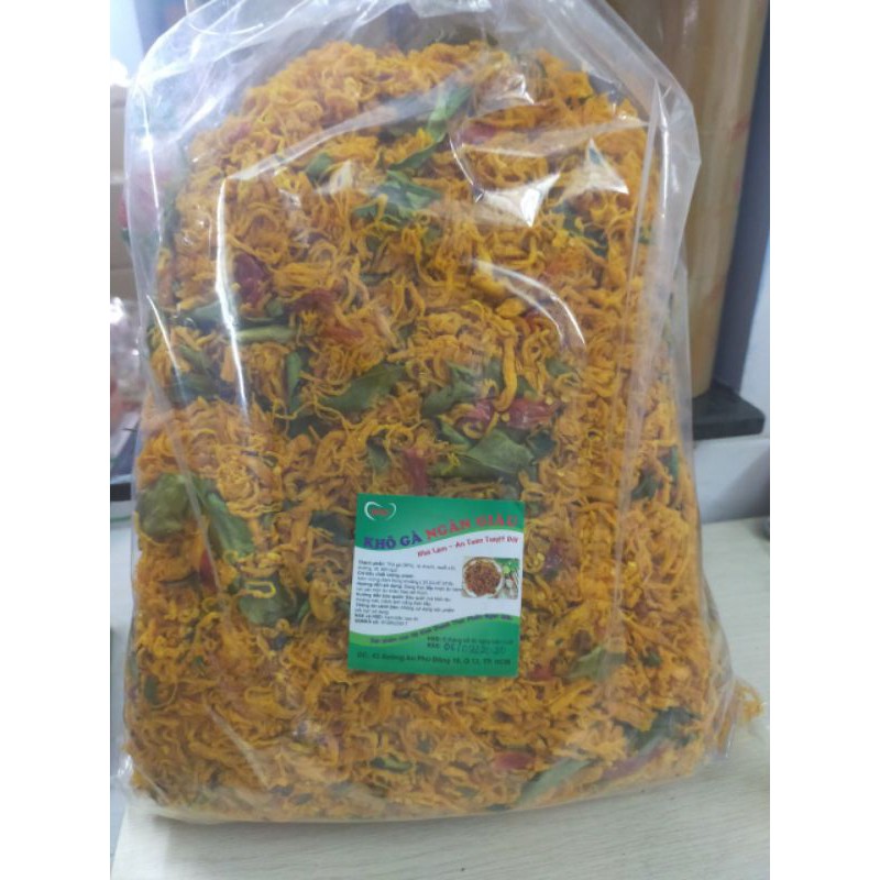 Combo 5KG KHÔ GÀ LÁ CHANH SIÊU CHẤT LƯỢNG